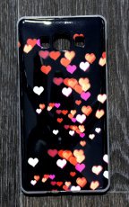 Чехол для Samsung Galaxy A7 силиконовый Holster сердечки