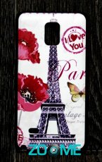 Чехол для Samsung Galaxy Note 4 (N910S) пластик PC I Love You Париж