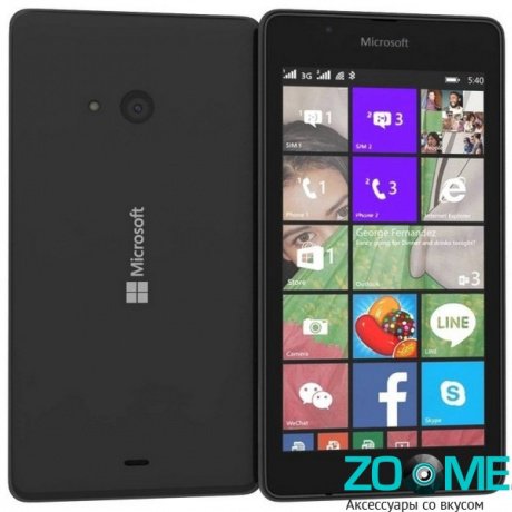 Защитная пленка на экран для Microsoft Lumia 540 Red Line глянцевая фото