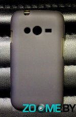 Чехол для Samsung Galaxy Ace 4 Lite (G313) силиконовый SMART матовый серый 