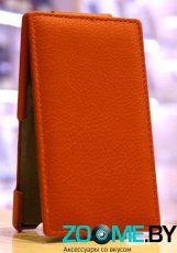 Чехол для Samsung i9190 Galaxy S4 mini блокнот UpCase оранжевый