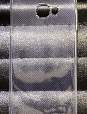 Чехол для Samsung Galaxy C7 силиконовый SMART глянцевый прозрачный фото