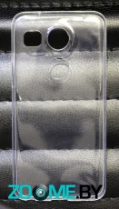 Чехол для LG Nexus 5X силиконовый SMART глянцевый прозрачный