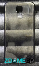 Чехол для LG X Screen силиконовый SMART глянцевый серый