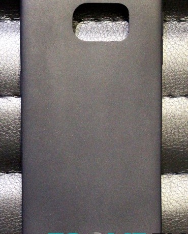 Чехол для Samsung Galaxy S6 Edge (G925) силиконовый SMART матовый черный фото