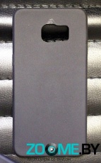 Чехол для Samsung Galaxy S6 Edge+ силиконовый SMART матовый черный