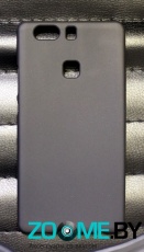Чехол для Huawei P9 Plus силиконовый SMART матовый черный