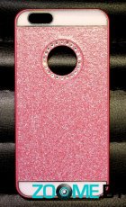 Чехол для iPhone 6/6S пластик Lu Logo розовый