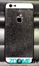 Чехол для iPhone 6/6S пластик Glisten черный