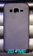 Чехол для Samsung Galaxy J5 силиконовый SMART матовый черный