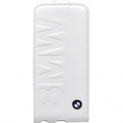 Чехол для Samsung i9600 Galaxy S5 (G900F) BMW Logo Signature Flip White (BMFLS5LOW)