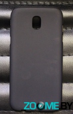 Чехол для Samsung Galaxy J5 (2017) (J530) силиконовый TPU матовый черный