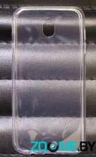 Чехол для Samsung Galaxy J7 (2017) (J730) силиконовый TPU глянцевый прозрачный