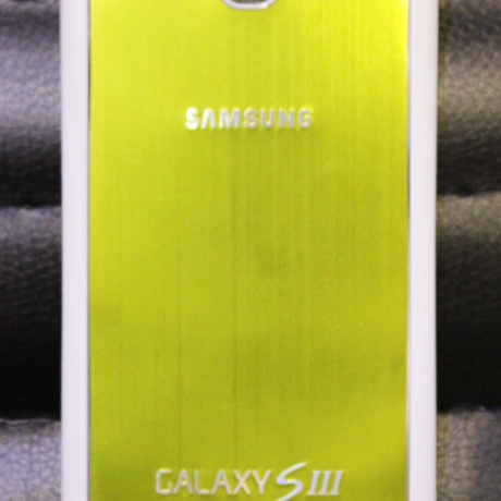 Крышка для Samsung i9300 Galaxy S3 желтая фото