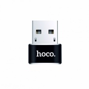 Переходник Type-C - USB(f) HOCO UA6 алюминий чёрный