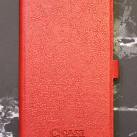 Чехол для Xiaomi Redmi 4X CaseGuru Magnetic Case книга с силиконовым основанием красный фото