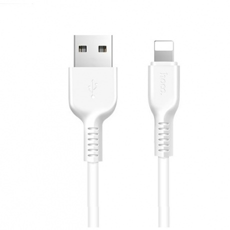 Кабель USB - microUSB Hoco X13 1.0м 2.4А белый фото