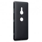 Чехол для Sony Xperia XZ3 силиконовый матовый черный