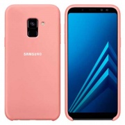 Чехол для Samsung Galaxy J6 (2018) (j600F) Silicone Case розовый