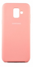 Чехол для Samsung Galaxy A6 (2018) Silicone Case розовый