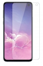 Защитная пленка для Samsung Galaxy S10e Nano Glass глянцевая с силиконовым основанием (на весь экран)