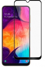 Защитное стекло на экран для Samsung Galaxy A10 Glass Pro Full Glue черное