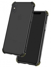 Чехол для iPhone XS Max Hoco Ice Shield  черный