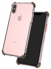 Чехол для iPhone XS Max Hoco Ice Shield розовый