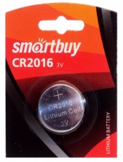 Батарейка литиевая Smart Buy CR2016/1B (12/72) (SBBL-2016-1B)