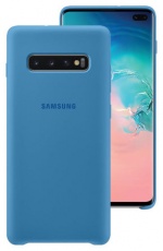 Чехол для Samsung Galaxy S10 Plus Silicone Case голубой
