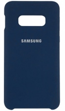 Чехол для Samsung Galaxy S10e Silicone Case темно синий