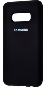Чехол для Samsung Galaxy S10e Silicone Case черный фото