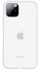 Чехол для iPhone 11 Pro Max Baseus Jelly liquid silica hard gel transparent White (WIAPIPH65S-GD02)