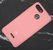 Чехол для Xiaomi Redmi 6 Silicone Case розовый