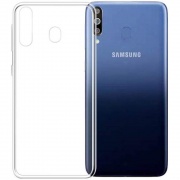 Чехол для Samsung Galaxy A60 силиконовый глянцевый прозрачный
