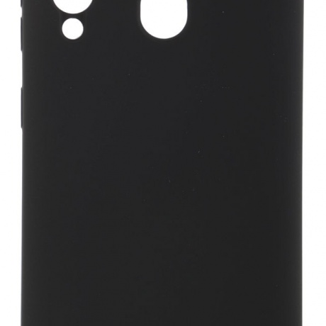Чехол для Samsung Galaxy A60 силиконовый матовый черный фото