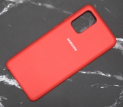 Чехол для Samsung Galaxy S20 Plus Silicone Case красный