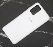 Чехол для Samsung Galaxy S20 Plus Silicone Case белый