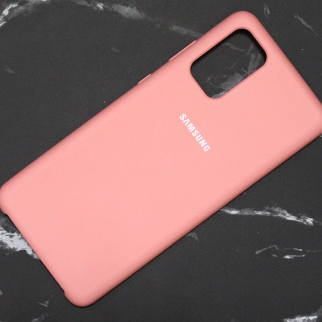 Чехол для Samsung Galaxy S20 Plus Silicone Case розовый фото