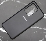 Чехол для Samsung Galaxy S20 Ultra Silicone Case черный