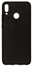Чехол для Huawei Y9 (2019) силиконовый матовый черный