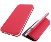 Чехол для Huawei Mate 20 Lite Fashion Case с визитницей красный