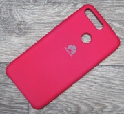 Чехол для Huawei Honor Y6 Pro/7A Pro/7C Silicone Case розовый