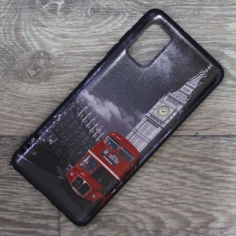 Чехол для Samsung Galaxy A41 силиконовый London фото