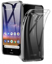 Чехол для Nokia 9 силиконовый глянцевый прозрачный