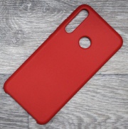 Чехол для Huawei P40 Lite E Silicone Case красный