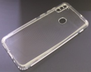 Чехол для Samsung Galaxy A11/M11 силиконовый прозрачный с защитой для камеры