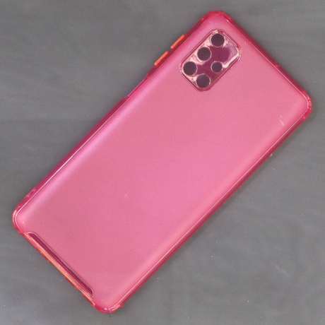 Чехол для Samsung Galaxy M51 HQ Case матовый малиновый фото