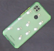 Чехол для Xiaomi Redmi 9C HQ Case матовый зеленый 