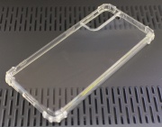 Чехол для Samsung Galaxy S21 New Level силиконовый прозрачный с защитой для камеры